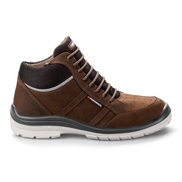 Botin Urbano Funcional Frontier Ultraliv Nobuck Marron PU Multid. C/P Alum Dielec 38 al 46