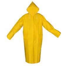 Capa de Lluvia PVC Amarilla Espesor 0,35 mm del L al XXXL