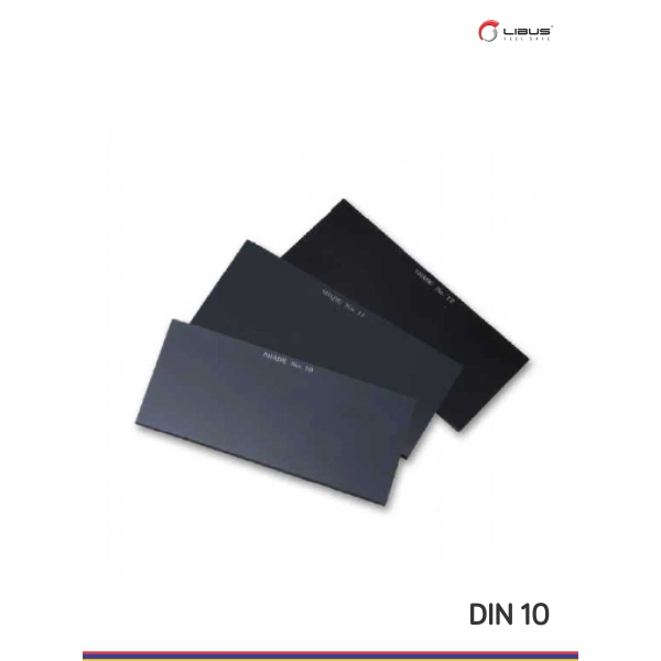 Cristal Rectangular 105 mm x 50 mm Din 10