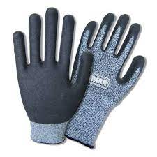 Par Guante Resistente al Corte Dyneema G13 Nitrilo Dorso Ventilado Nivel Corte 5 IRAM
