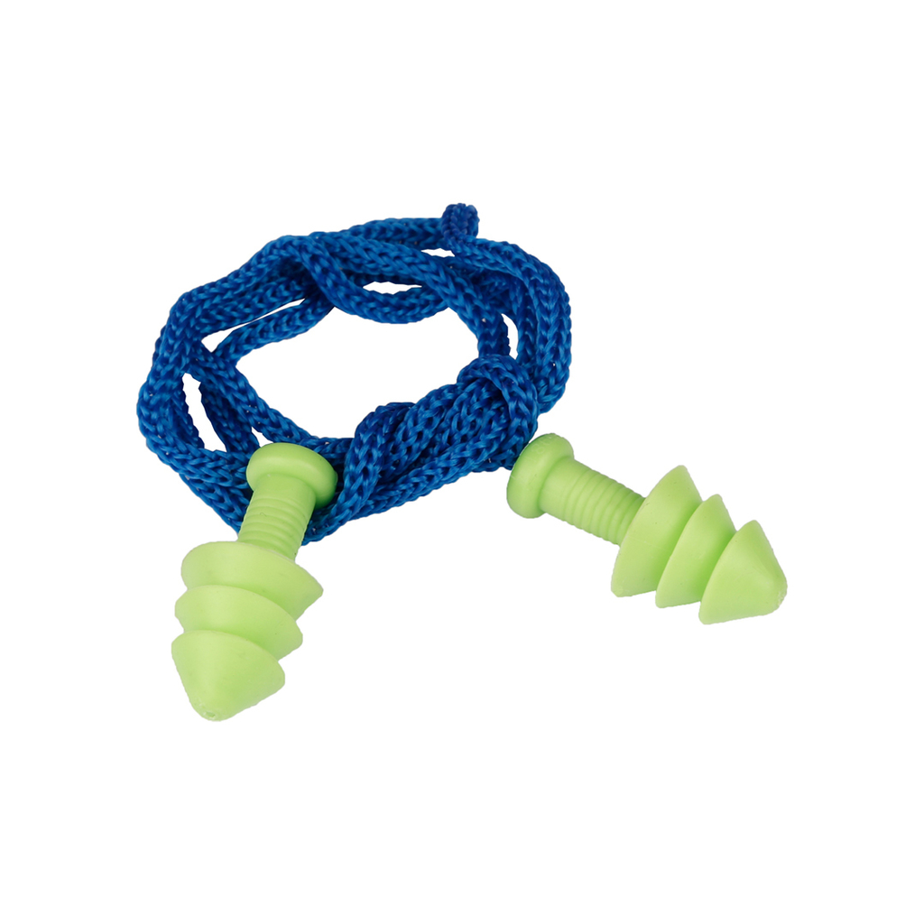 Protector Auditivo Endoaural Libus Quantum Silicona Trialeteado c/Cordel NRR 23 db