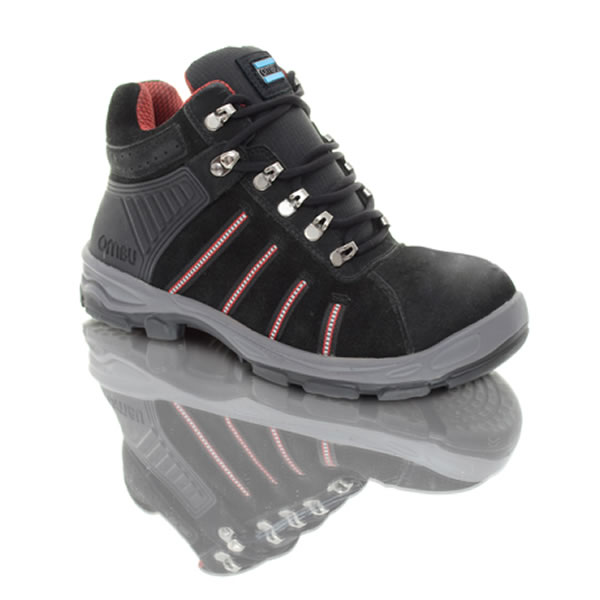 Zapatilla OMBU Krypton Negra Suela PU Bidensidad c/Puntera del 38 al 46