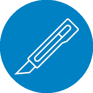 Icono Cutter de seguridad